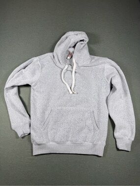 Light Gray Hooded Pullover Sweatshirt